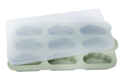 [451173] BEWAARPOTJE, Yummy Tray, aspen, groen, siliconen/kunststof, 1x 270ml, 9 porties van 30ml