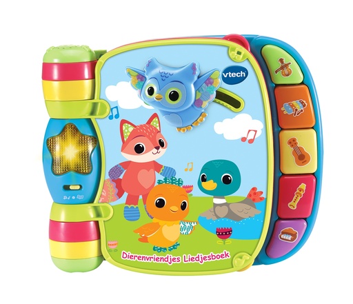 [438734] Vtech | Interactief Boek Liedjesboek Dierenvriendjes Blauw