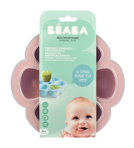 [338060] Béaba | Bewaarpotje Multi Portions Beaba pink 6x150ml 