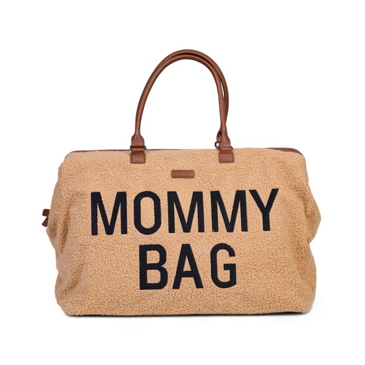 [400717] Childhome | Verzorgingstas Mommy Bag Teddy Beige +luiermat +schouderriem