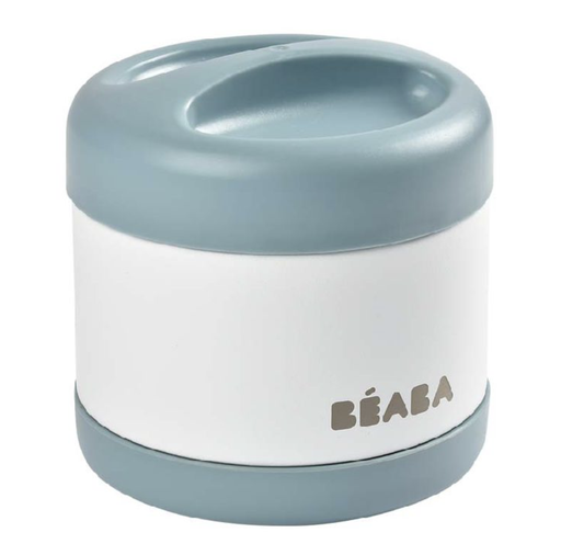 [406665] Beaba | Thermosfles Thermo Portion Baltic Blue/White 5u Warm/7u Koud 500ml