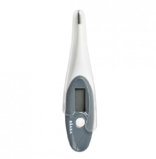 [414463] KOORTSTHERMOMETER, digitaal, Thermobip, waterdicht, geluid alarm, LCD scherm, assortiment 4 kleuren, thermometer