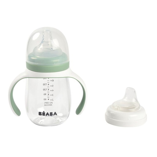 [455922] Béaba | Drinkbeker Evolutieve 2-in-1 oefenbeker Beaba sage green