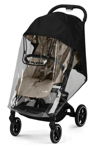 [405912] REGENSCHERM/WINDSCHERM, vr Beezy 2.0, Rain Cover, zwart/transparant, vr buggy, PVC, Gold, 2021