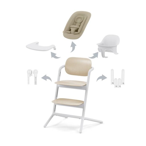 [440871] Cybex | Eetstoel Lemo 4 in 1 Sand White