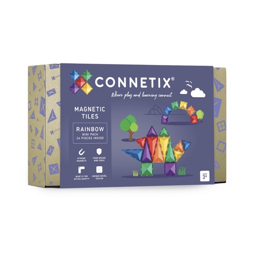 [467258] Connetix | Magnetische Blokken Mini Pack Rainbow 24pcs