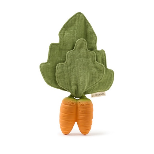 [151471765] Oli&Carol | Bijtspeelgoed Cathy the Carrot Mini Doudou-Teether