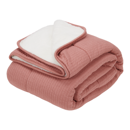 [427611] Little Dutch | Deken Ledikantdeken pure & soft Pure Pink Blush 110x140cm