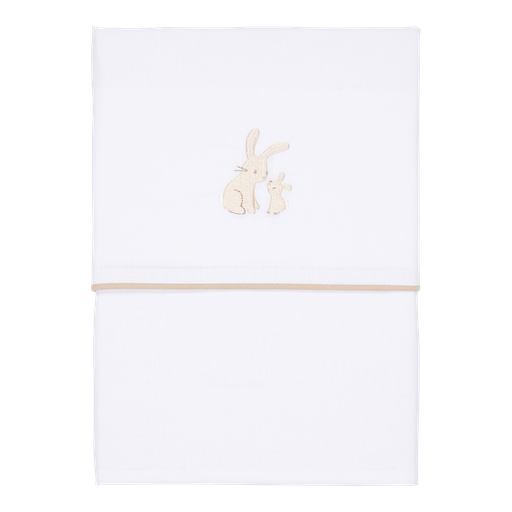 [469757] Little Dutch | Laken Newborn Naturals Baby Bunny vr Wieg/Draagmand 70x100cm