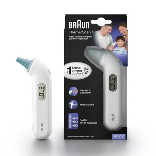 [293824] Braun | Koortsthermometer Digitaal IRT 3030 ThermoScan Compact