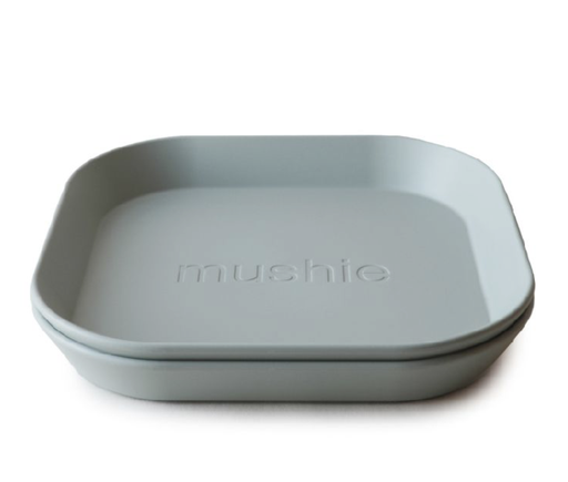 [398820] Mushie | Plat bord Plates Square Sage PP 2st