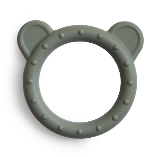 [409478] Mushie | Bijtring Teether Bear Dried Thyme Siliconen +0M