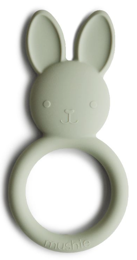 [429317] BIJTRING, Teether bunny, sage, groen, uni, siliconen, vanaf 0 maand