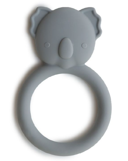 [429319] BIJTRING, Teether koala, grey, grijs, uni, siliconen, vanaf 0 maand