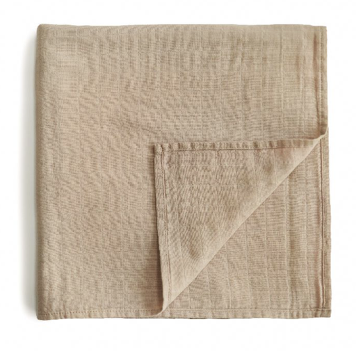 [466458] TETRA DOEK, 120x120cm, pale taupe, Swaddle, bruin, uni, deken/wikkeldeken, 1 stuk(s)