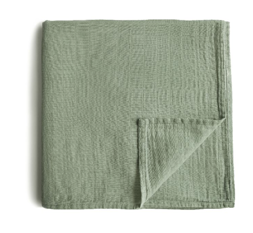 [466462] TETRA DOEK, 120x120cm, sage, groen, Swaddle, uni, deken/wikkeldeken, 1 stuk(s)