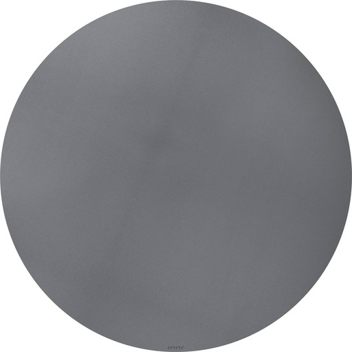 [413252] KNOEIMAT, Round Splash Mat, granite gray, grijs, uni, rond model, vinyl, 0.1x110cm