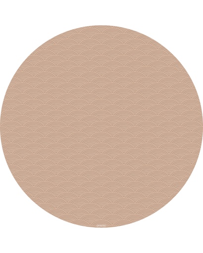 [413256] Eeveve | Knoeimat Round Splash Mat rainbow mocha