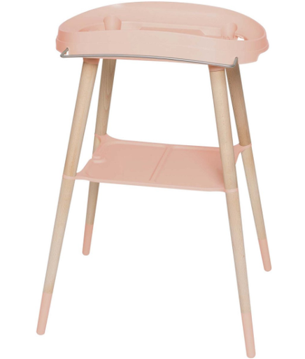 [477441] BADSTAANDER, Bath stand Sense, Pale Pink, voor babybad Bébé-Jou Baby bath Sense, kunststof/hout, BBJ, 2023