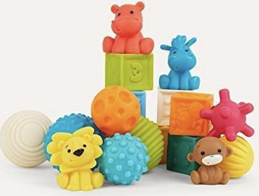 [405581] BAL, Ball Block Buddies, Sensory, multikleur, kunststof, vanaf 0 maand