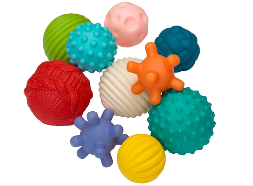 [438065] BAL, Textured Multi Ball Set, Main, multikleur, kunststof, vanaf 6 maanden