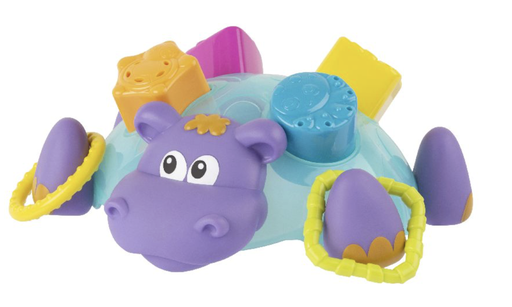 [438123] BADSPEELGOED, Float Along Hippo Shape Sorter, Bath Toys, multikleur, kunststof, +activities, vanaf 9 maanden