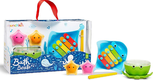 [405938] BADSPEELGOED, Bath Beats Gift Set, multikleur, kunststof, gift set bevat: Dingray xylophone en Octodrum